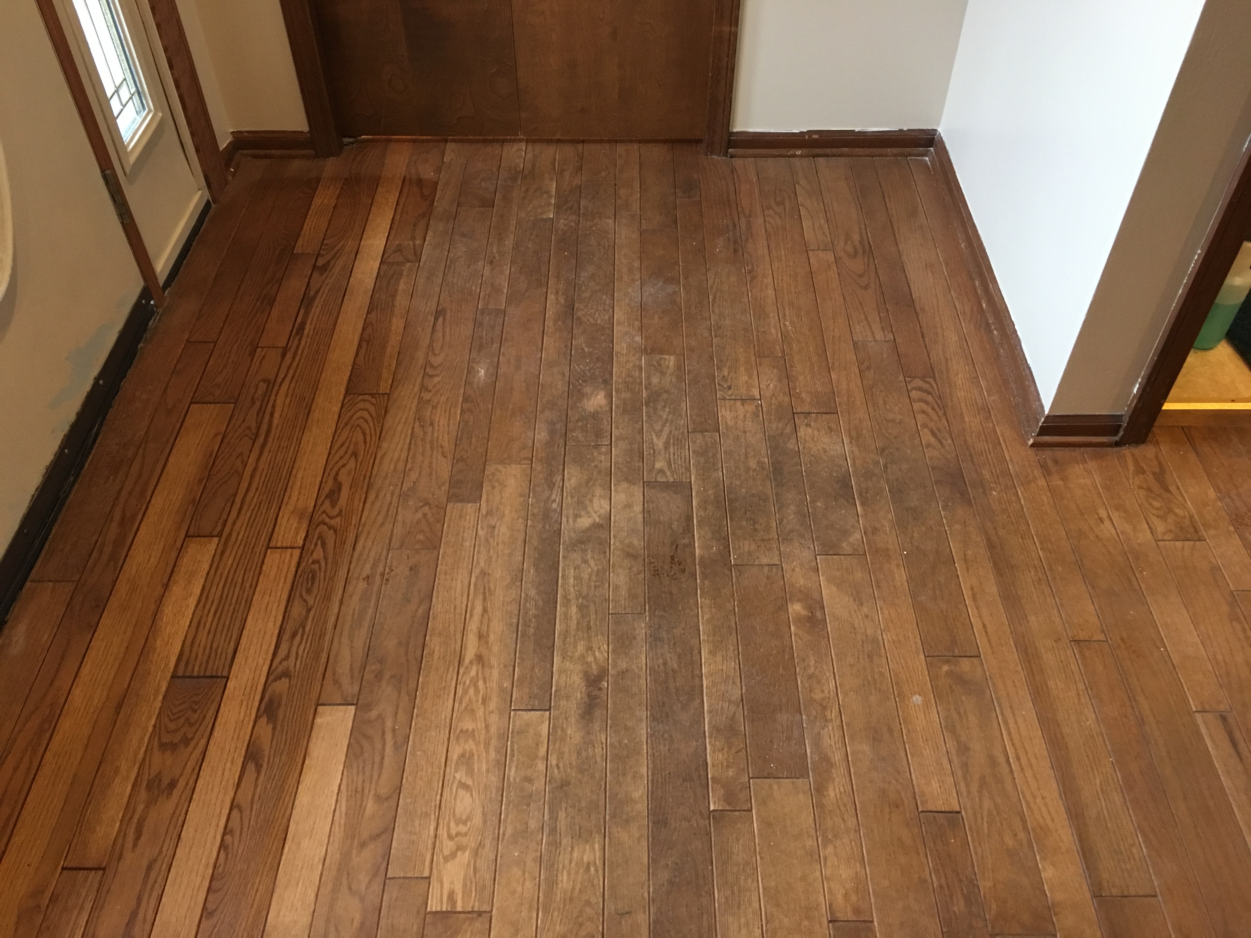 Referral Wood Floor Cleaning - Before